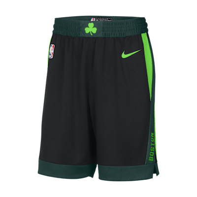 Men s Nike Black Boston Celtics 2024 25 City Edition Swingman Shorts Size Large